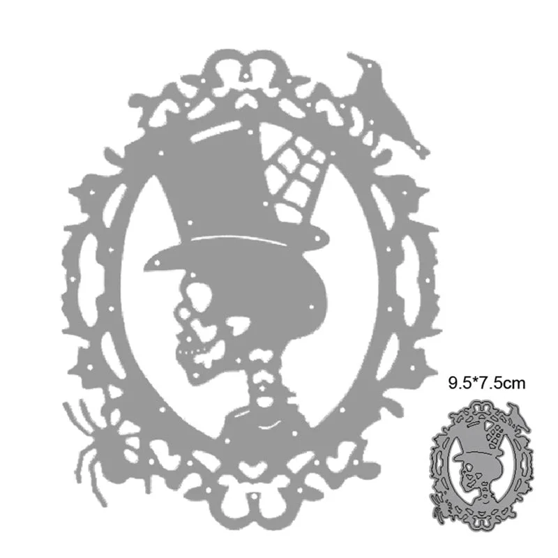 2021 New Cutting Metal Dies For Halloween Witch Cat Do It Yourself Stamps Card Gift Decoration Paper Craft Supplies