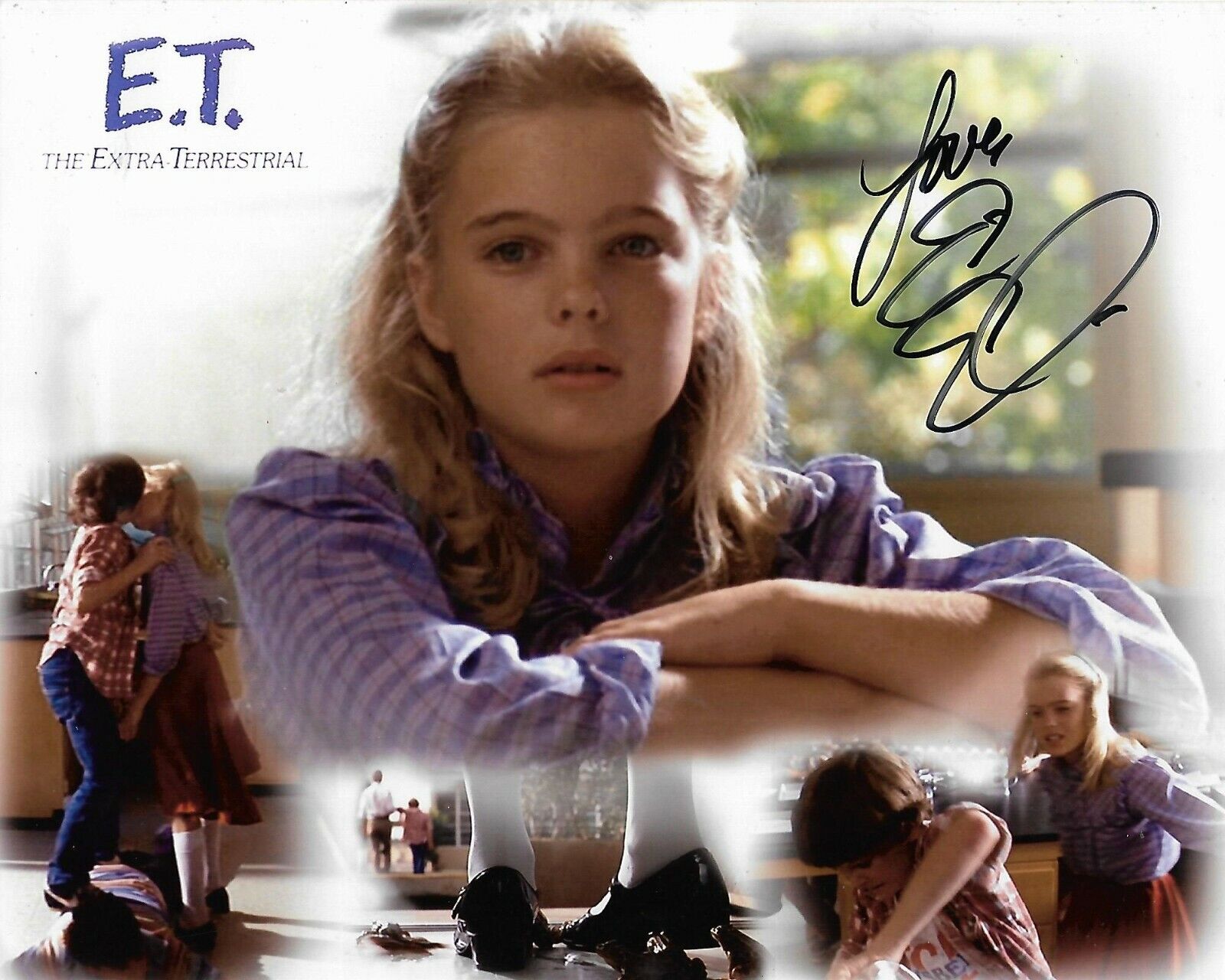 ET - ERIKA ELENIAK - GENUINE HAND SIGNED Photo Poster paintingGRAPH