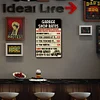Garage Shop Rates - Vintage Metal Signs - 20*30cm/30*40cm - Warning