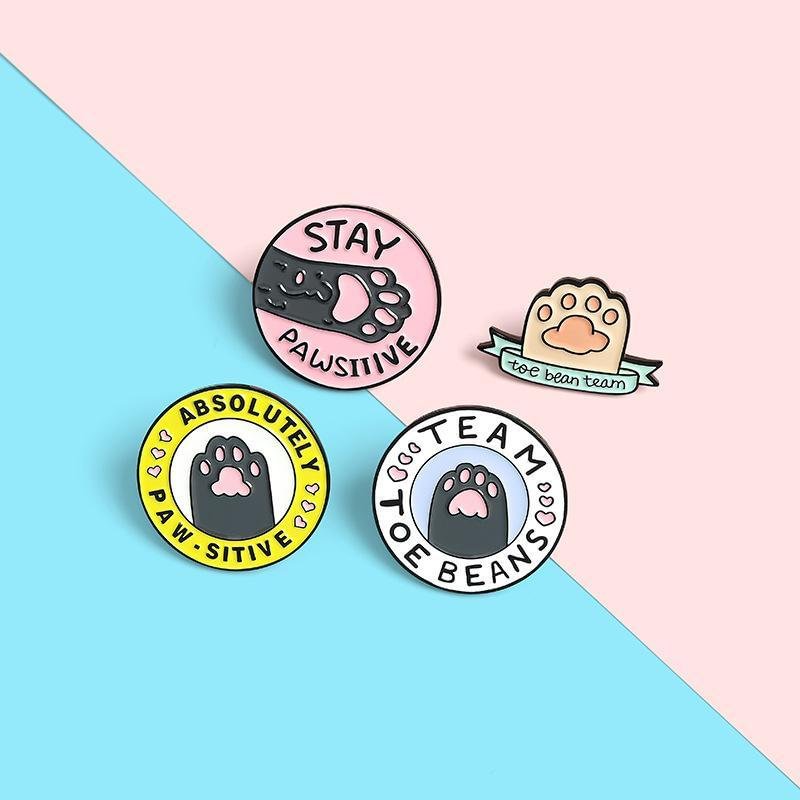 Kawaii Cat Claw Pins