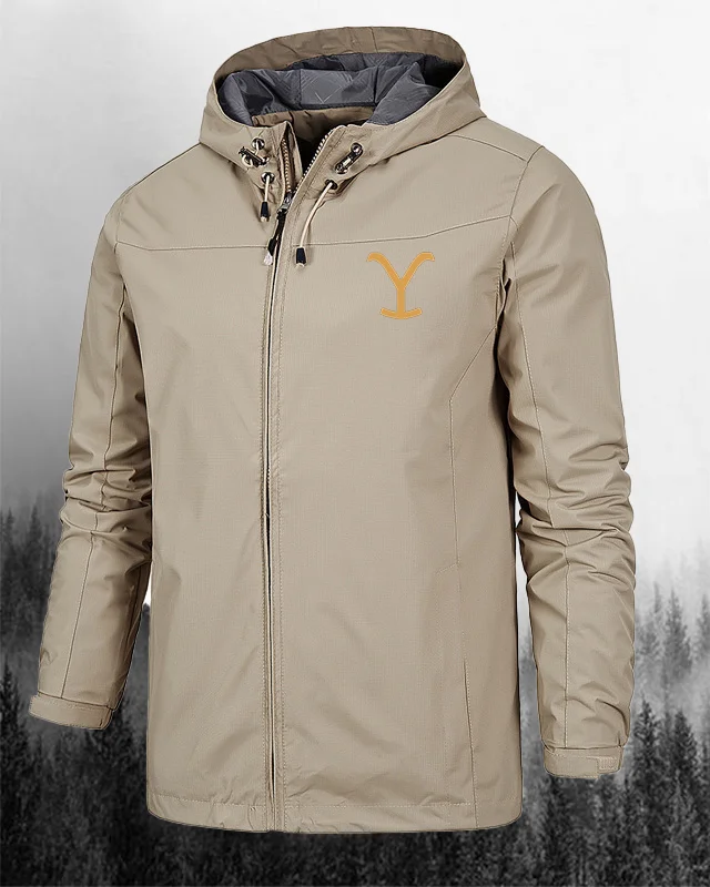 Men's hooded outdoor jacket 014