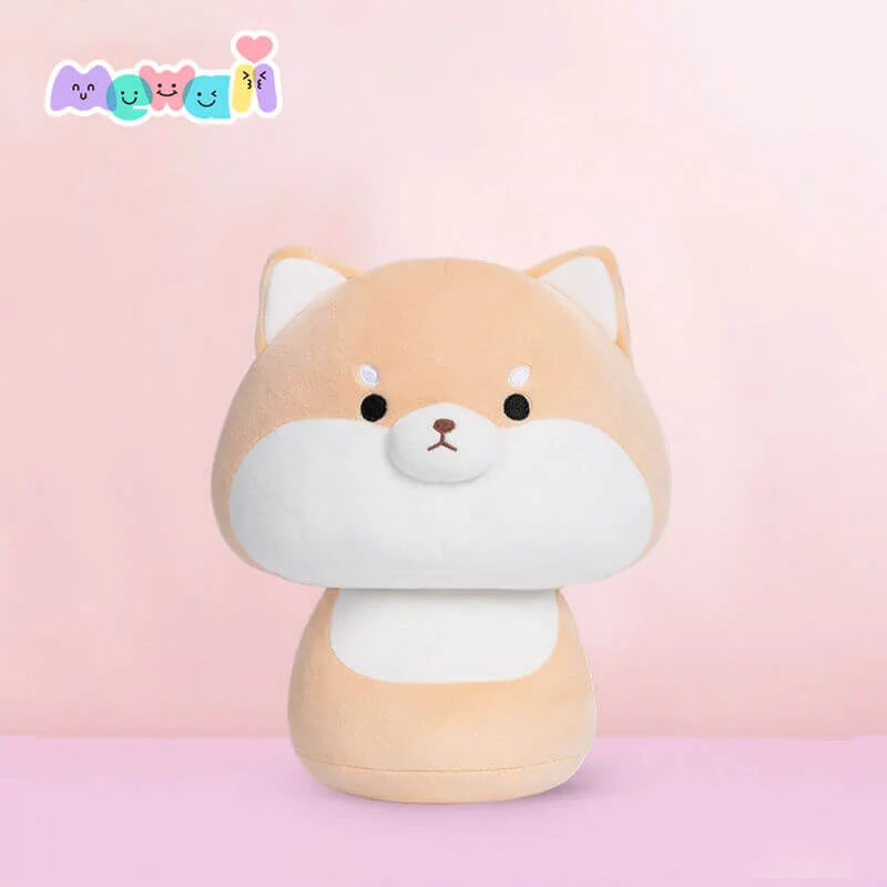 Mewaii® Mushroom Family Shiba Inu Kawaii Plush Pillow Squish Toy