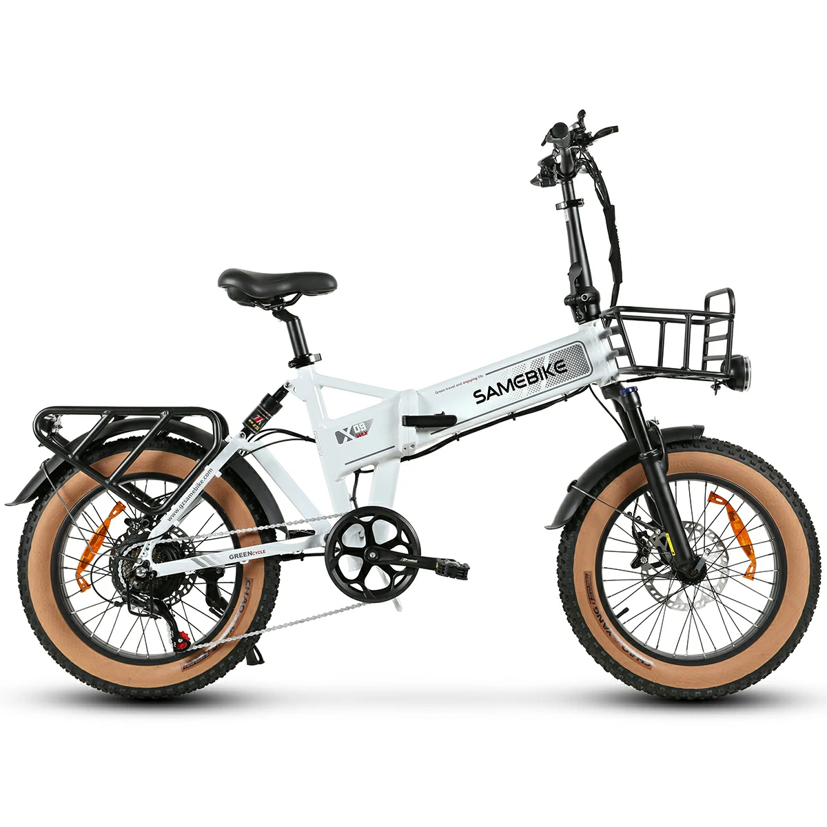 SAMEBIKE XWLX09-II 20" 1000W Motor 48V 15Ah Battery 50KM/H Max Speed  Fat Tire Mountain Ebike("Estimated shipping in mid-August")