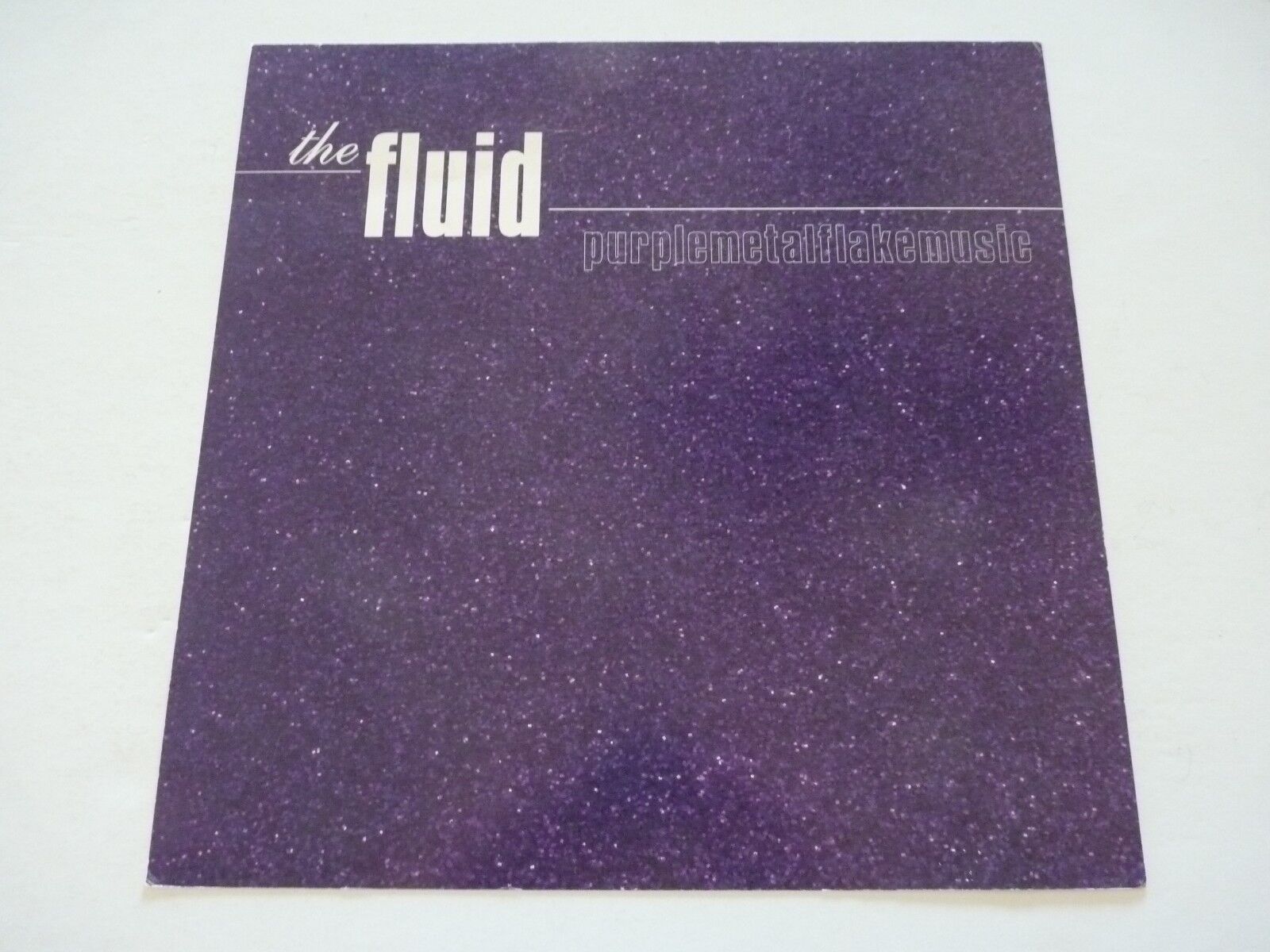 The Fluid Purple Metal Flake Music 1993 Promo LP Record Photo Poster painting Flat 12x12 Poster