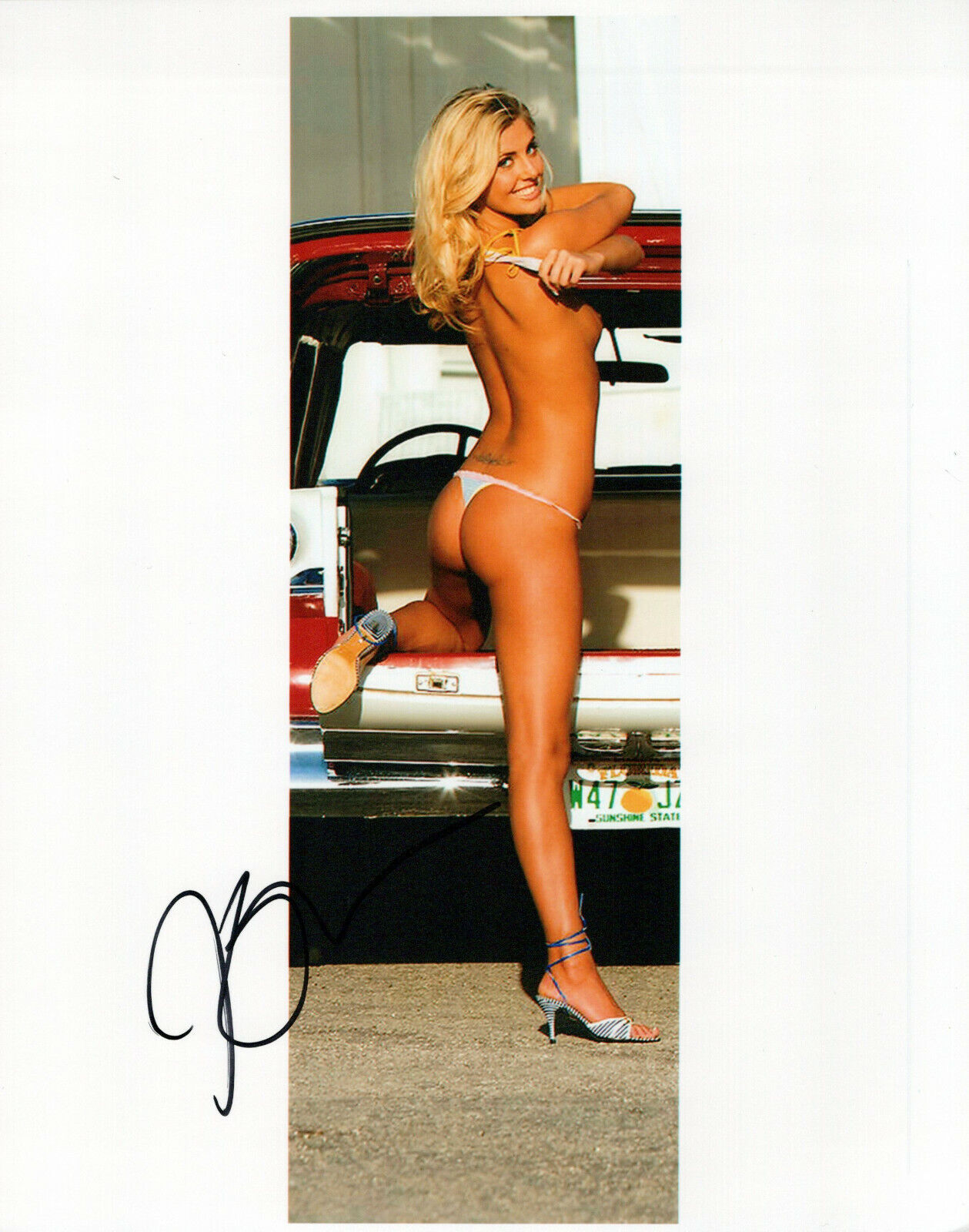 Kristina Shannon glamour shot autographed Photo Poster painting signed 8x10 #1 bikini