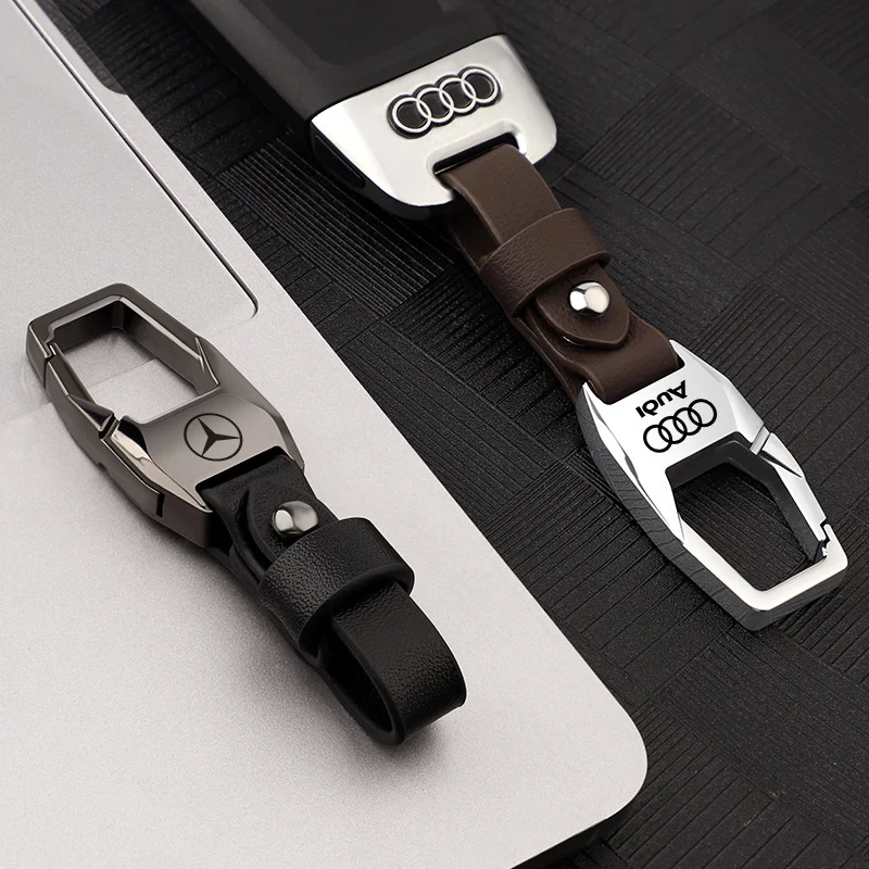 🔥Hot sale🔥🚕Car zinc alloy leather keychain
