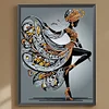 Dancing Lady-Crystal Rhinestone Diamond Painting