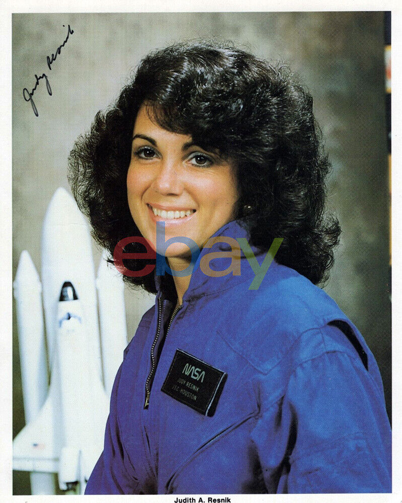 JUDY RESNIK signed 8x10 color Photo Poster painting NASA ASTRONAUT reprint