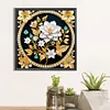 Fleur-Peinture diamant en forme sp&eacute;ciale-30*30cm