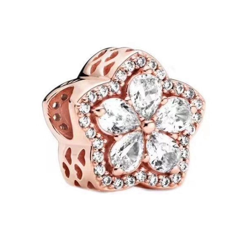 10 Pieces Cartoon Style Geometric Animal Metal Plating Inlay Rhinestones Jewelry Accessories