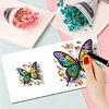 6pcs DIY Schmetterling Diamant Kunst Grußkarten für Festivals und Feiern