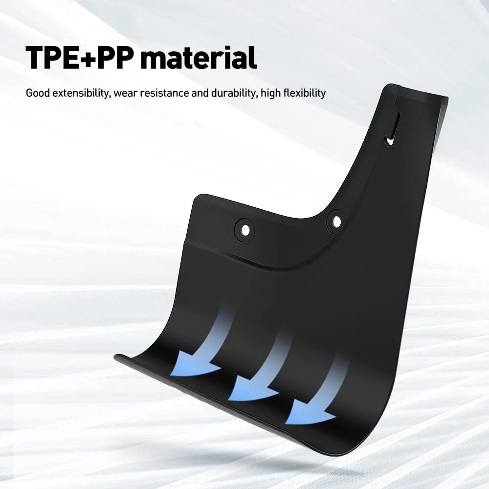 YONZEE Tesla Set of 4 Mud Flaps For Tesla Model Y