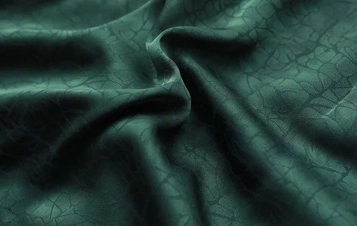 Turtle crack, old Shanghai style  jacquard satin long Qipao