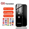 Language Translator Bidirectional Interpretation Tool Rechargeable Real-Time Translation Machine Supports 144 Languages Portable Intelligent Translators for Learning Travel Businesses