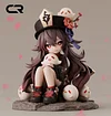 Chibi Ver. Sitting Hu Tao - Genshin Impact Resin Statue - CR-Studio