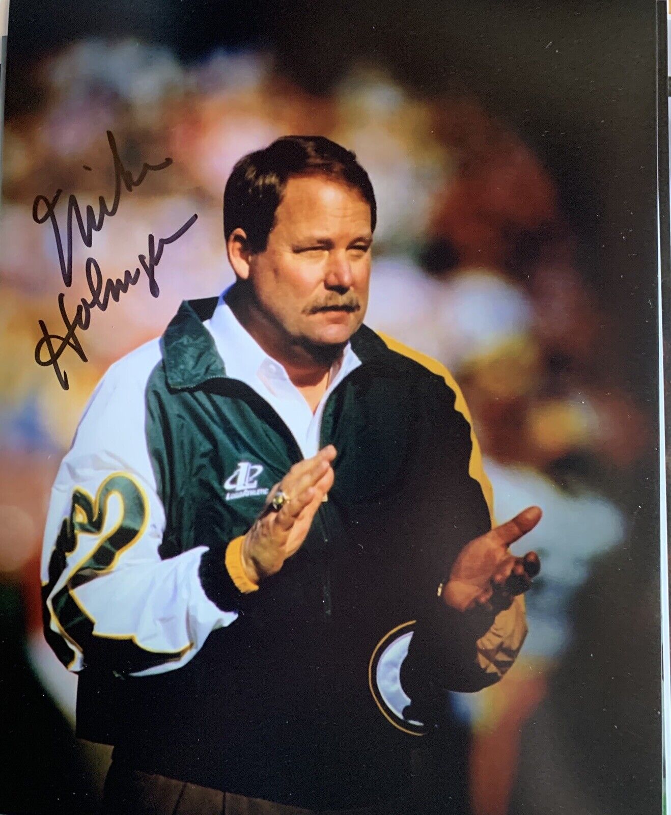 mike holmgren Signed 8x10 Photo Poster painting Pic Auto Packers