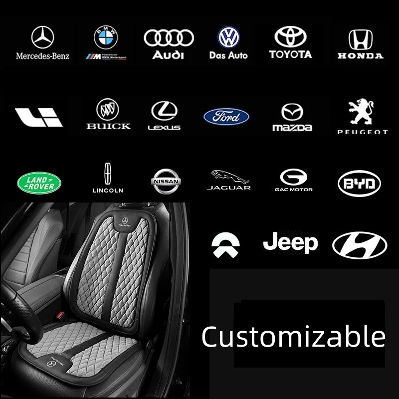 Car Seat Cushion Deerskin Car Winter Short Plush Seat Cushion Seat Headrest