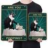 Cat Are You Pooping - Vintage Metal Signs - 20*30cm/30*40cm