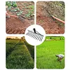 High Carbon Steel Nail Rake Weeding Rake Loose Soil Rake Farm Tools(12 Teeth)