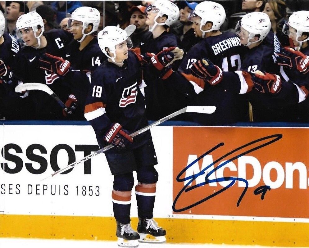 Team USA Clayton Keller Autographed Signed 8x10 Photo Poster painting COA #3