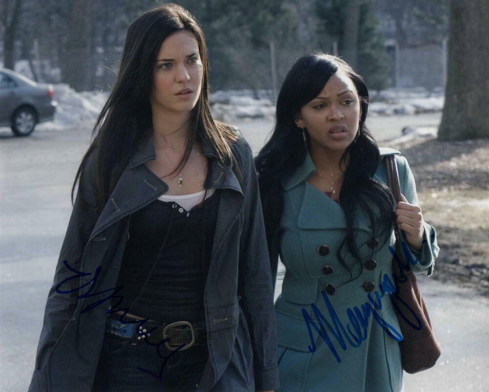 MEAGAN GOOD & ODETTE YUSTMAN DUAL SIGNED AUTOGRAPH 8X10 Photo Poster painting - THE UNBORN, SAW