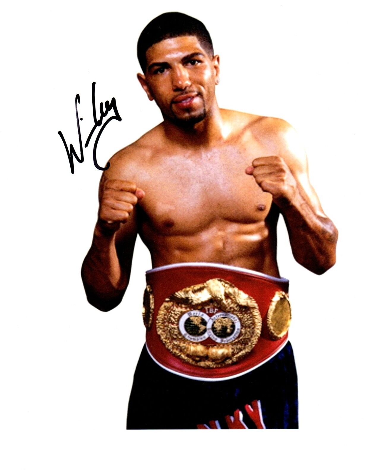 Winky Wright autographed signed Boxing 8x10 Photo Poster painting