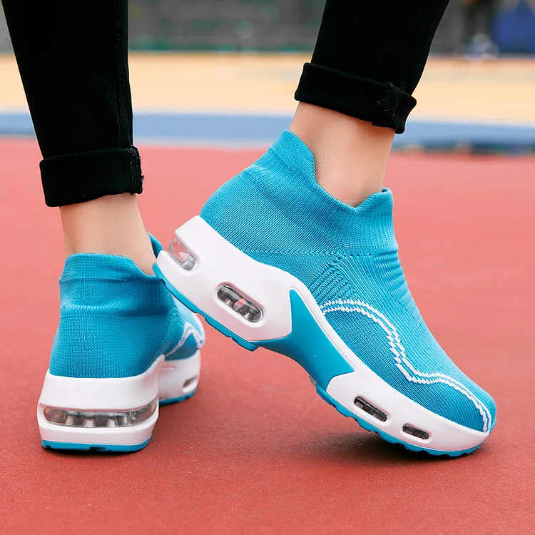 Women's Slip On Breathable Air Cushion Running Shoes