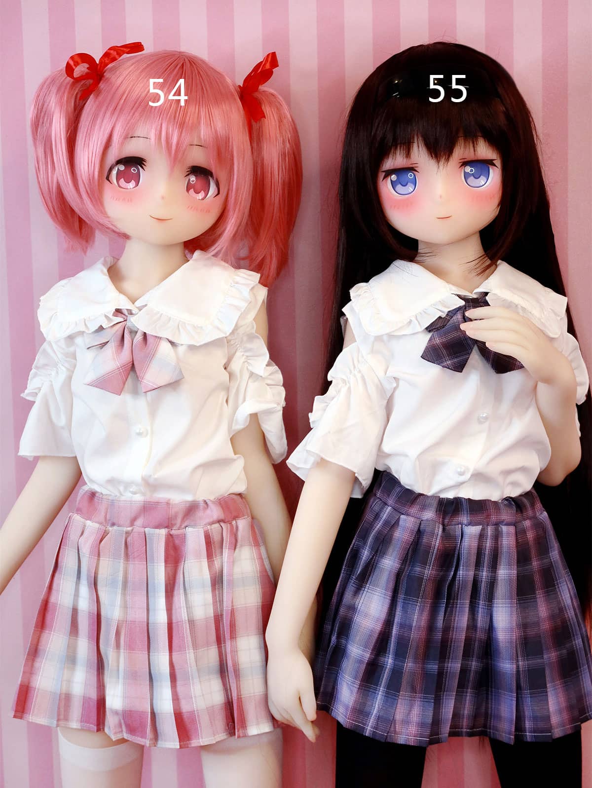 Aotume Mini  Doll 135cm (4.43') Slim TPE  Flat Breasts - Akemi Homura & Kaname Madoka Cosplay (NO.943) Aotume Littlelovedoll