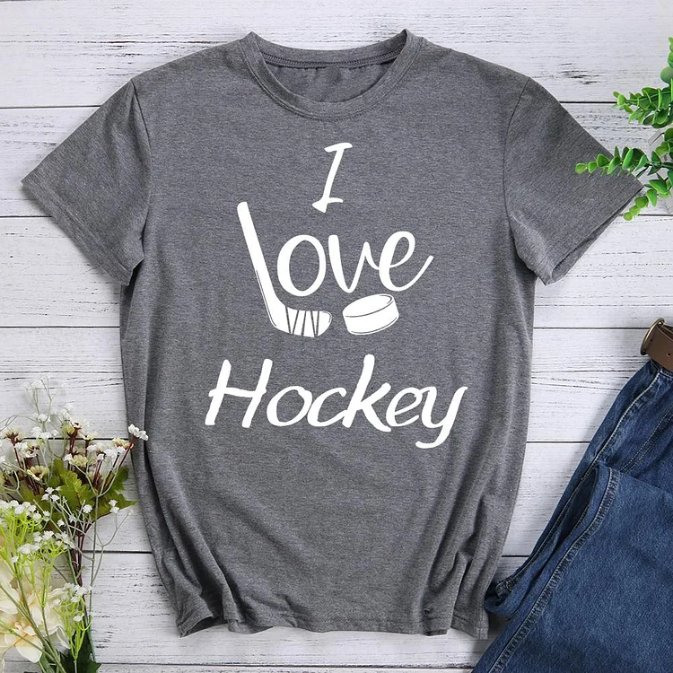 I Love Hockey T-Shirt-611428-Annaletters