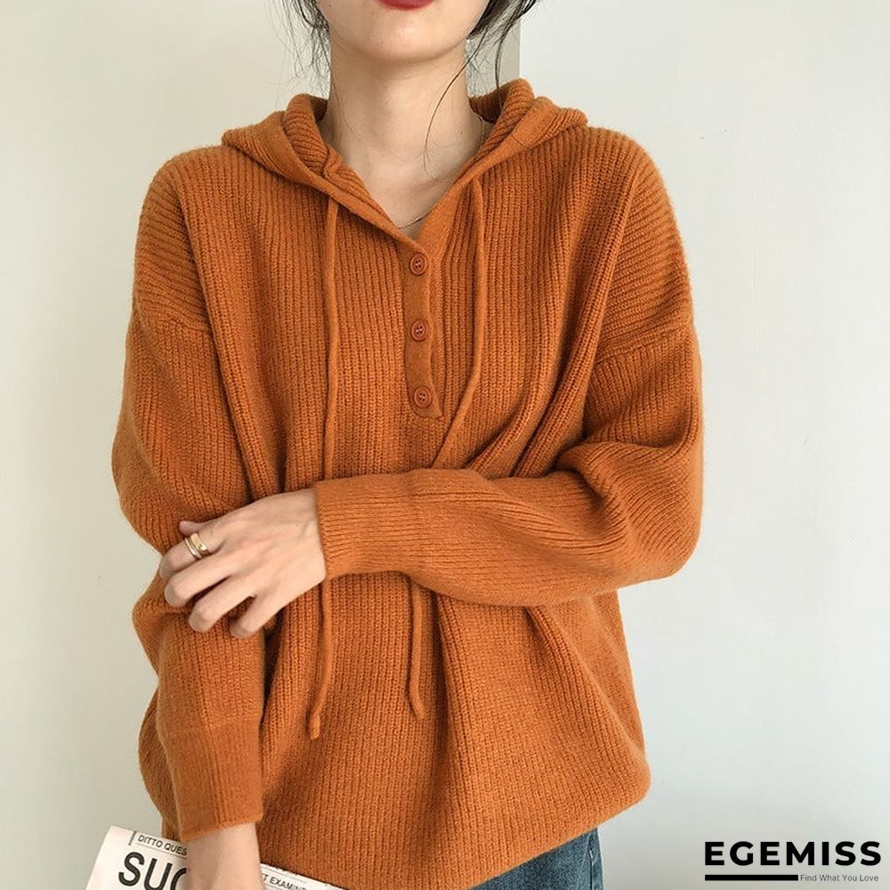 Candy-colored Loose Lazy Hoodie Worn Outside The Wind | EGEMISS