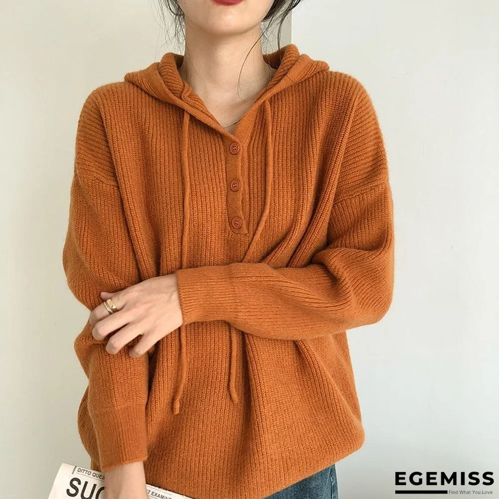 Candy-colored Loose Lazy Hoodie Worn Outside The Wind | EGEMISS