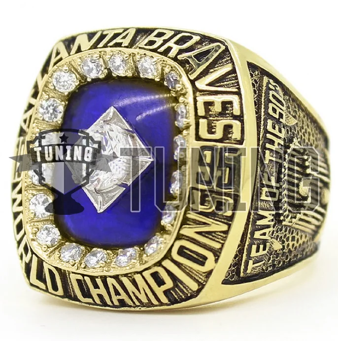 Custom 1995 Atlanta Braves MLB World Series Championship Ring