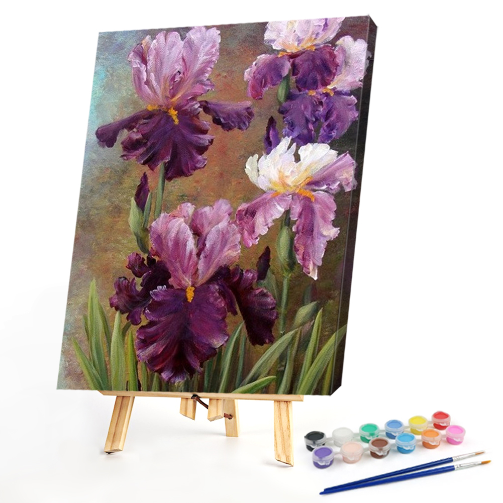 

40*50CM - Paint By Numbers - Purple Flower, 501 Original