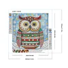 Diamond Painting -DIY Round Drill Christmas Owl