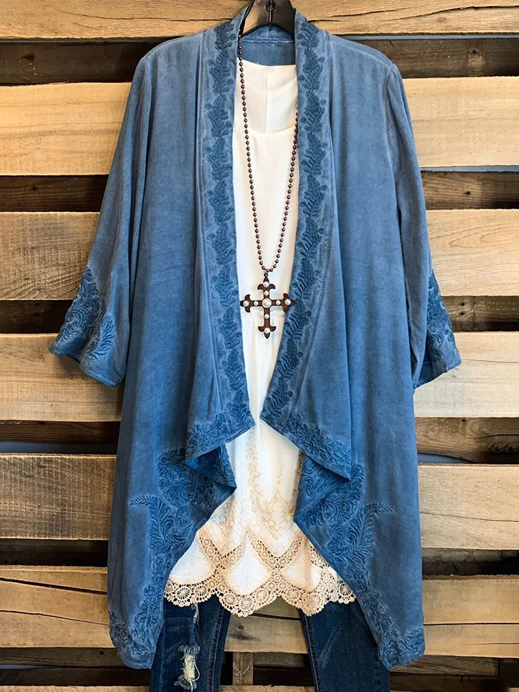 Women's Vintage Simple Casual Cardigan