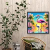 Diamond Painting-DIY Full Round Drill Flamingo