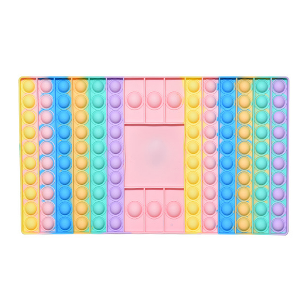 

Push Bubble Fidget Toys Large Checkerboard Stress Relief Puzzle Toy Pink, 501 Original