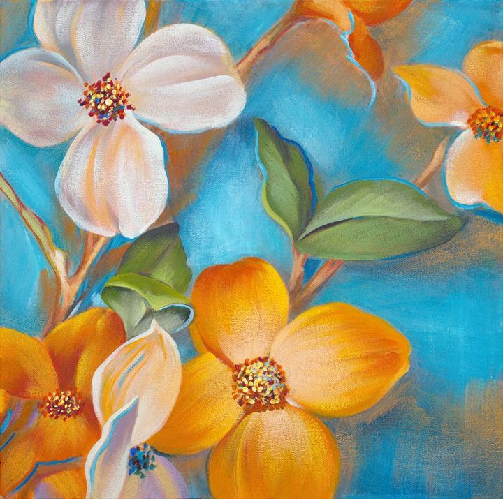 

Rainbow Plumeria – Paint By Numbers - 40*50CM, 501 Original