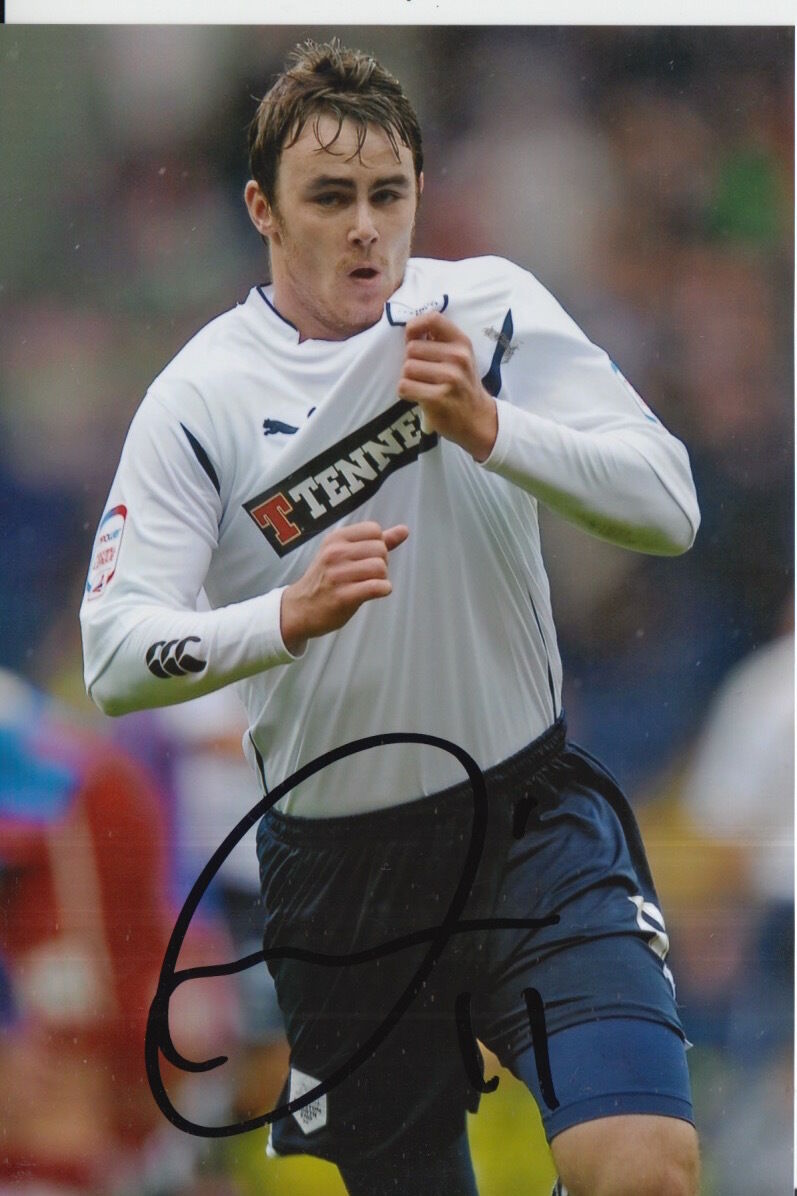 PRESTON NORTH END HAND SIGNED KEITH TRACEY 6X4 Photo Poster painting.