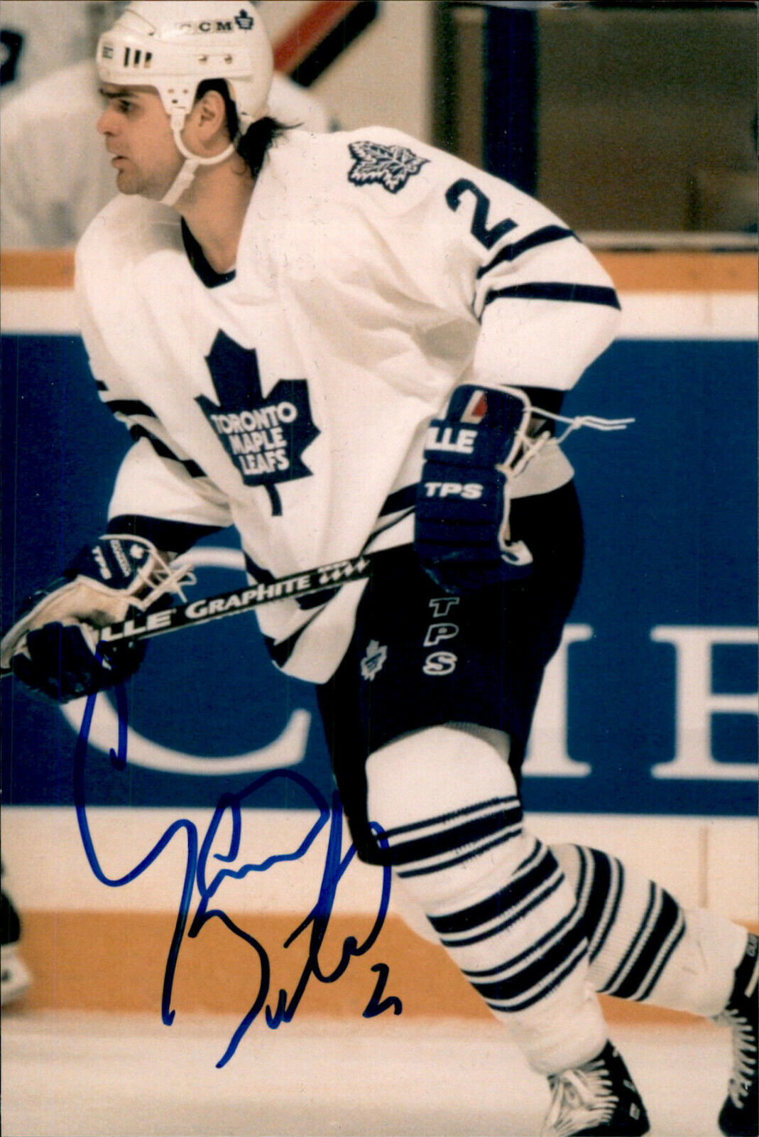 Garth Butcher SIGNED autographed 4x6 Photo Poster painting TORONTO MAPLE LEAFS #2