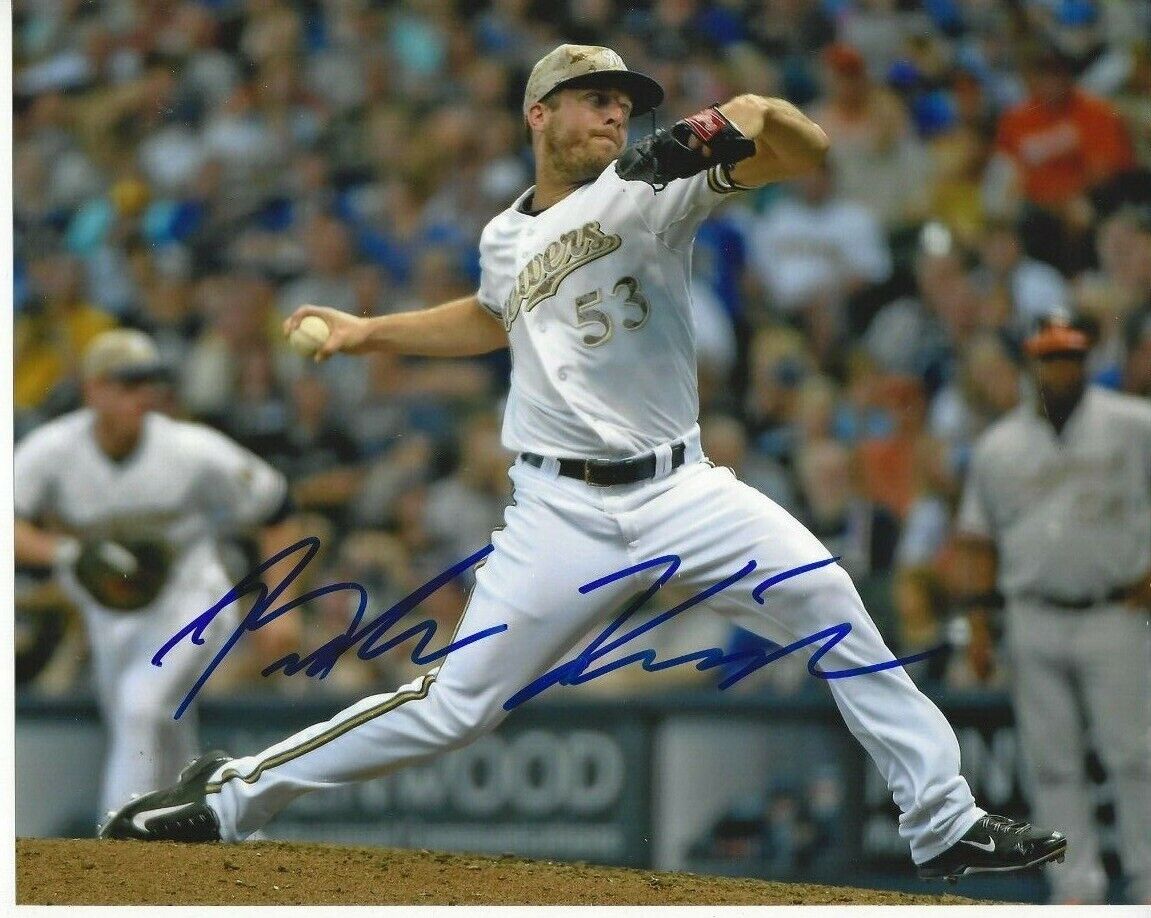 Brandon Kintzler Autographed 8x10 Milwaukee BrewersC559