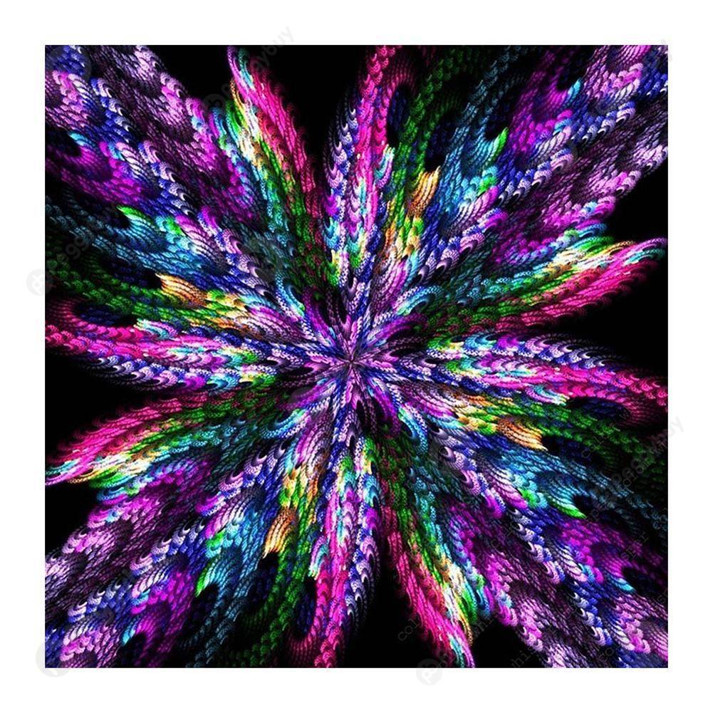 

30*30CM Round Drill Diamond Painting-Fantasy Phantoscope, 501 Original