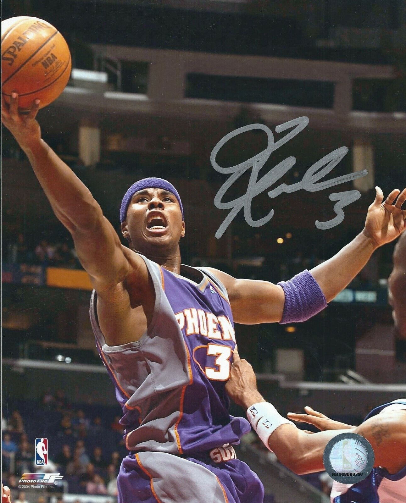 Signed 8x10 QUENTIN RICHARDSON Phoenix Suns Autographed Photo Poster painting w/COA