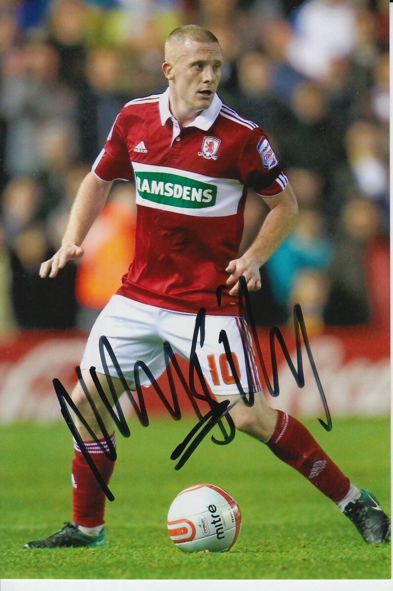 MIDDLESBROUGH HAND SIGNED NICKY BAILEY 6X4 Photo Poster painting 4.