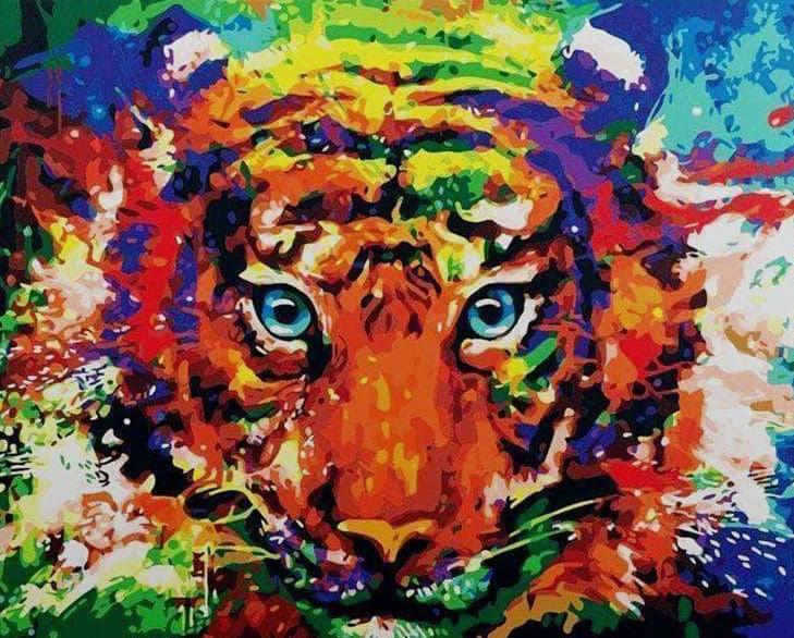 

Color Soul Tiger – Paint By Numbers - 40*50CM, 501 Original