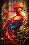Luxury AB Velvet Diamond Painting Kit - Phoenix