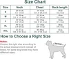 Dog Raincoat Hooded, Waterproof Double Layer Dog rain Coat Jacket with Cotton Lining for Small Medium and Large Dog