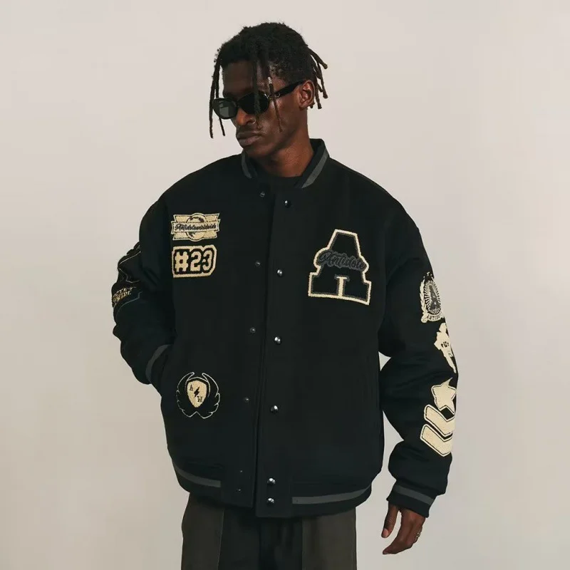 Hip Hop Travis Baseball Uniform Embroidered Jacket Jacket