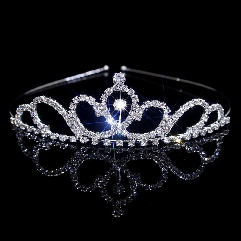 Women’s Elegant Glam Bridal Crown Metal Plating Inlay Artificial Pearls Rhinestones Crown