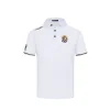 High-end business casual simple solid color POLO shirt